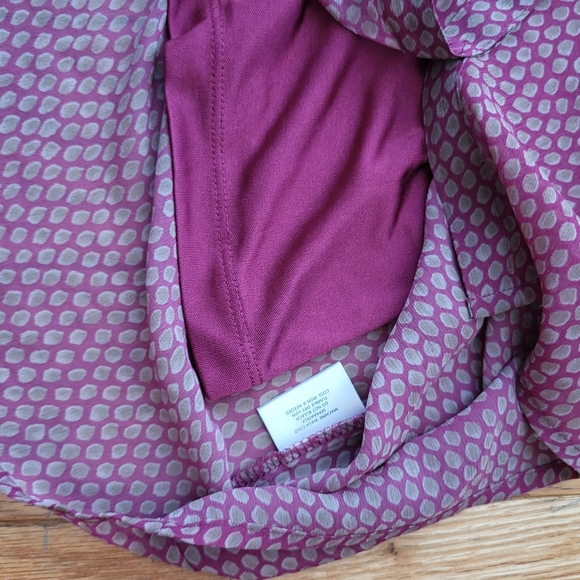 Apostrophe Semi Sheer Patterned Ruffle Blouse - Picture 3 of 7